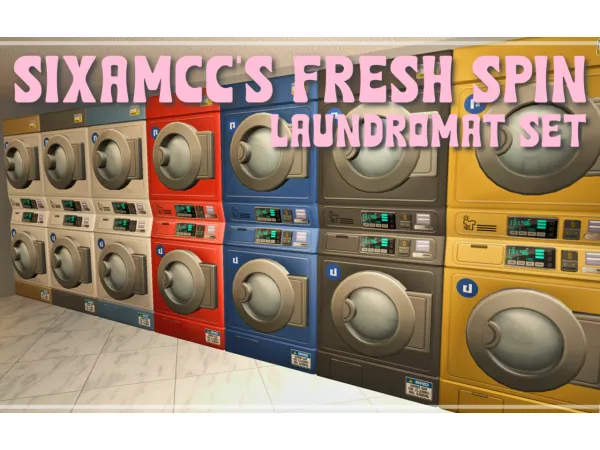 platasp Functional aundry SixamCC by platinumaspiration - The Sims 2 Custom Content