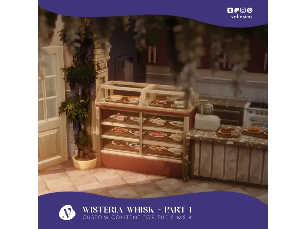 Maxis Match Wisteria Whisk Part 1 by valiasims - The Sims 4 Custom Content