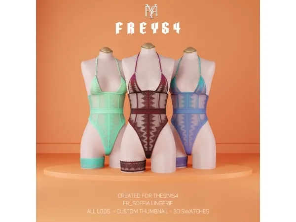 Alpha FR_Soffia Lingerie - The Sims 4 Custom Content