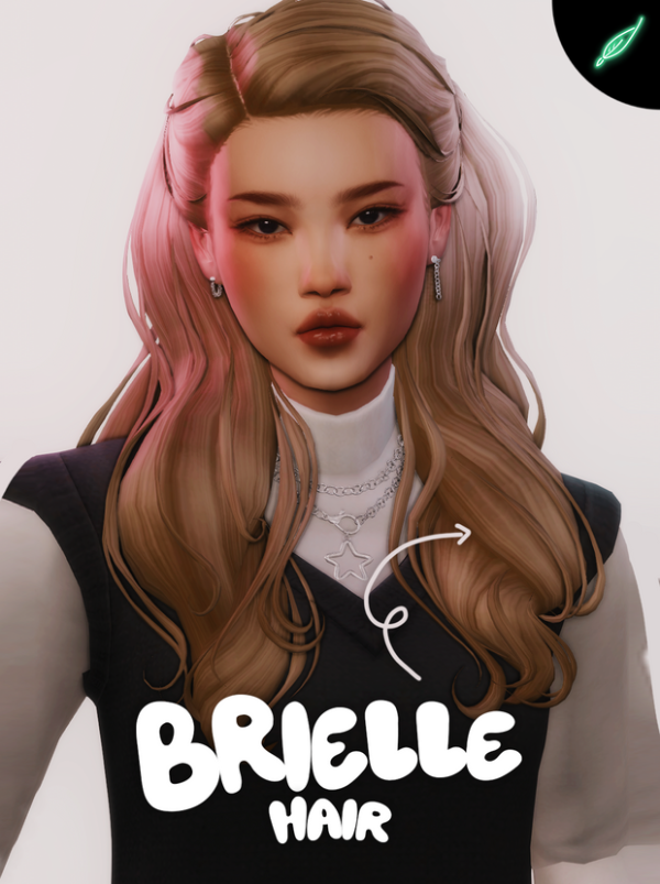 Maxis Match brielle hair by simsfinds - The Sims 4 Custom Content