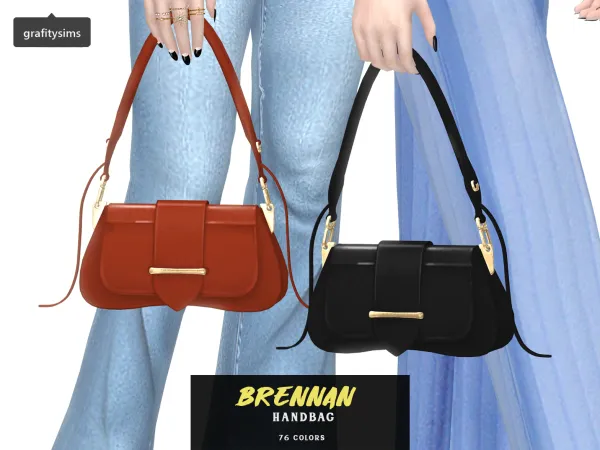 Alpha Brennan Handbag - The Sims 4 Custom Content