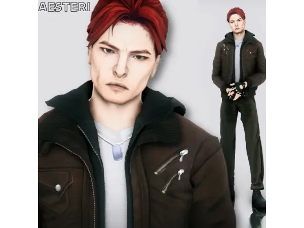 Alpha Abaddon Ezekyle by aesteri - The Sims 4 Custom Content