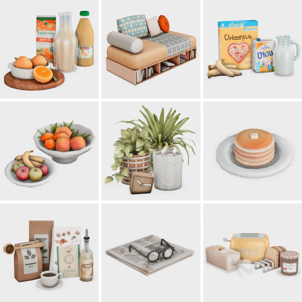 Maxis Match sunday morning sims 4 finds by simsfinds - The Sims 4 Custom Content