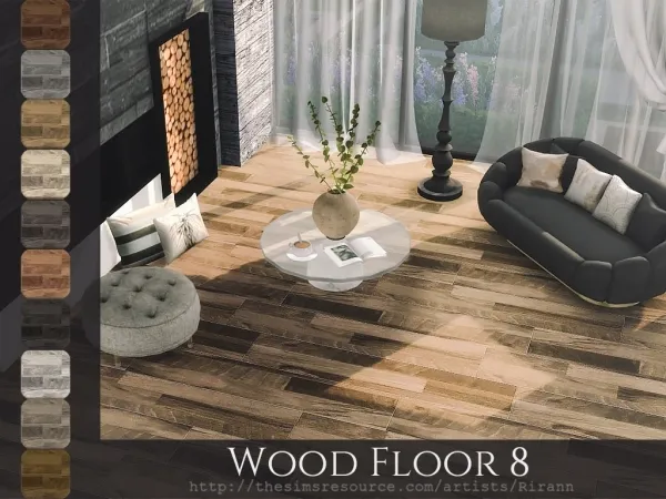 Alpha Wood Floor 8 - The Sims 4 Custom Content