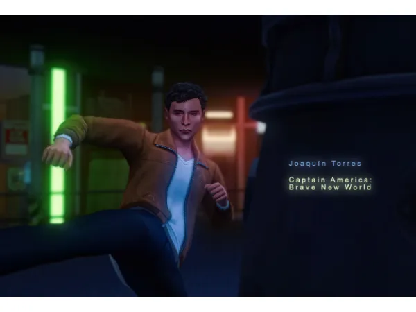 Alpha Joaquu00edn Torres (Captain America Brave New World) by Llita - The Sims 4 Custom Content