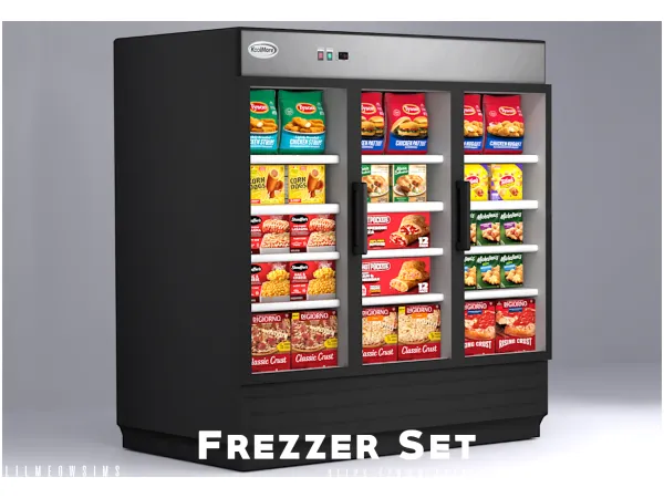 Mix Freezer Set - The Sims 4 Custom Content
