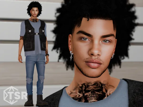 Alpha Dante Herrera Sim by SimnessZ1 - The Sims 4 Custom Content