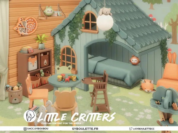 Maxis Match LITTLE CRITTERS KID NURSERY by syboulette - The Sims 4 Custom Content