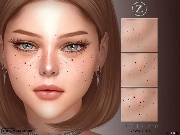 Mix MOLES Z36 by ZENX - The Sims 4 Custom Content