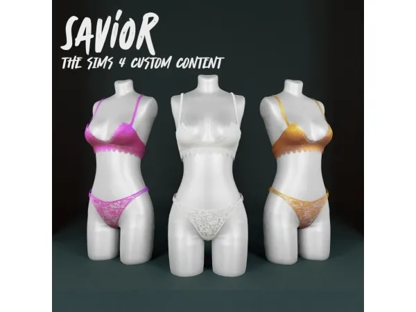 Mix SO_Lucinta Luna Bikini Set - The Sims 4 Custom Content