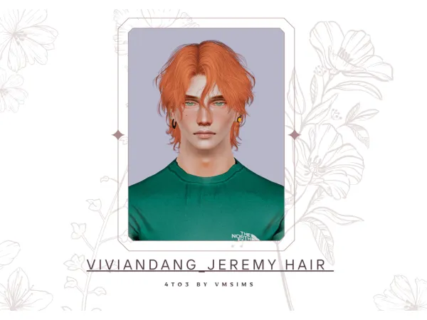 4to3 VivianDang Jeremy Hair by VMSims - The Sims 3 Custom Content