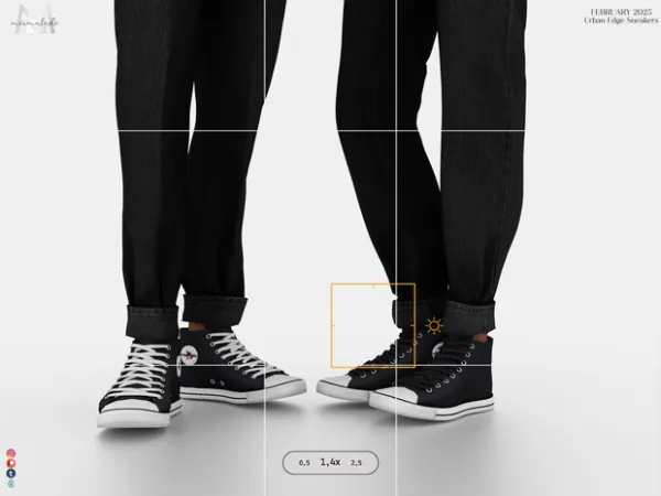 Mix Urban Edge Sneakers (Male) by mermalade - The Sims 4 Custom Content