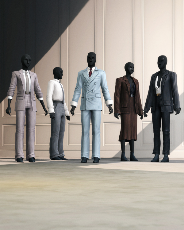 Maxis Match Tailored Collection II by simsfinds - The Sims 4 Custom Content