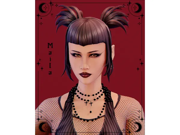 Maxis Match Maila by demonyo - The Sims 4 Custom Content