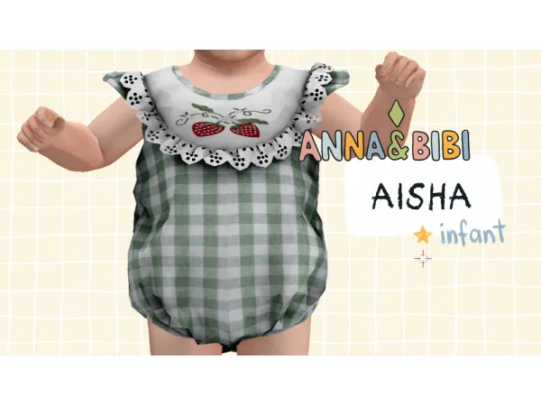 Maxis Match Aisha INFANT [AnnaBibi] - The Sims 4 Custom Content