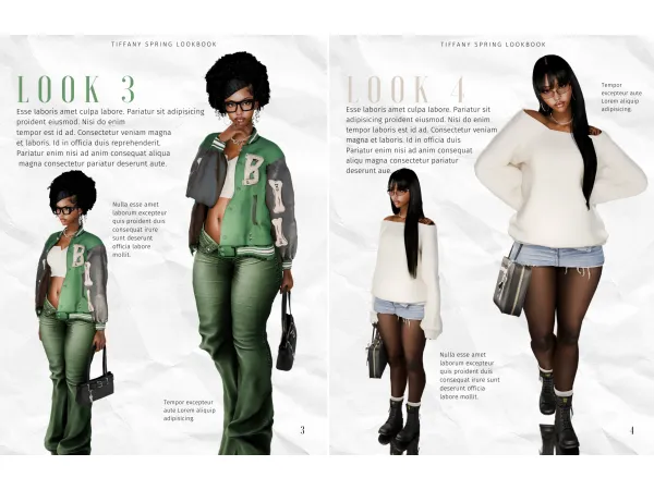 Alpha tiffany spring lookbook 3 4 by ch3rrysimss - The Sims 4 Custom Content