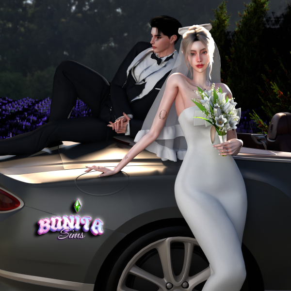 Mix [BNTS] Newlyweds by simsfinds - The Sims 4 Custom Content