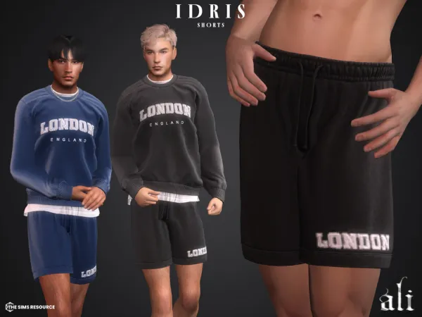 Alpha IDRIS shorts by ali - The Sims 4 Custom Content