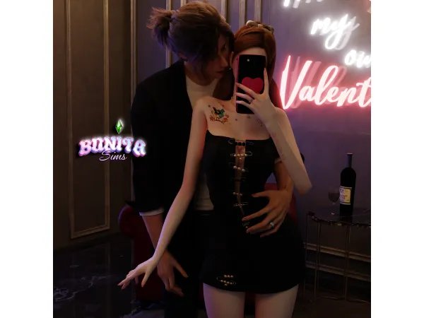 Mix Random couple poses 13 by BonitaSims - The Sims 4 Custom Content