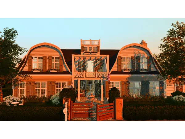 Alpha Portside Cottage by SimmerVlogs - The Sims 4 Custom Content