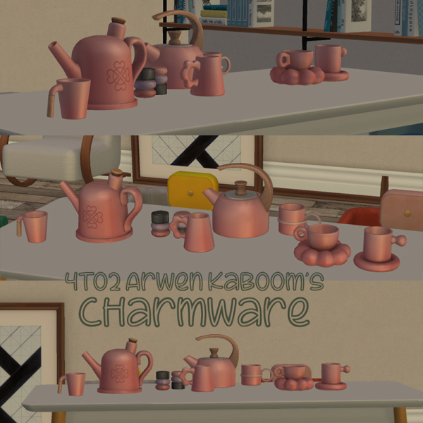 deatherella 4t2 Charmware by simsfinds - The Sims 2 Custom Content