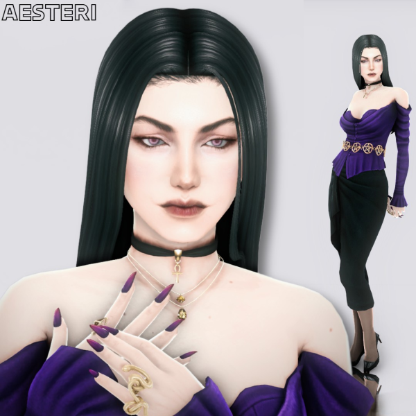 Maxis Match Liliana Vess by aesteri - The Sims 4 Custom Content