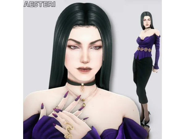 Maxis Match Liliana Vess by aesteri - The Sims 4 Custom Content