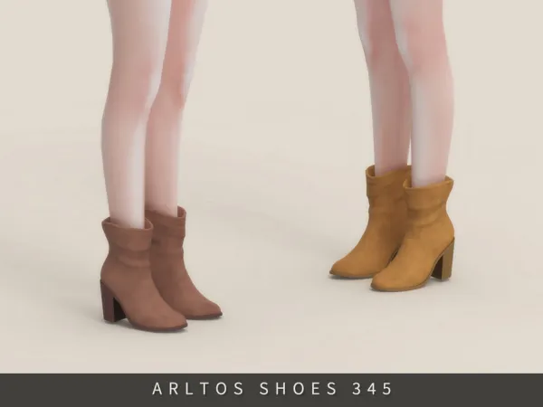 Maxis Match Suede boots by Arltos - The Sims 4 Custom Content