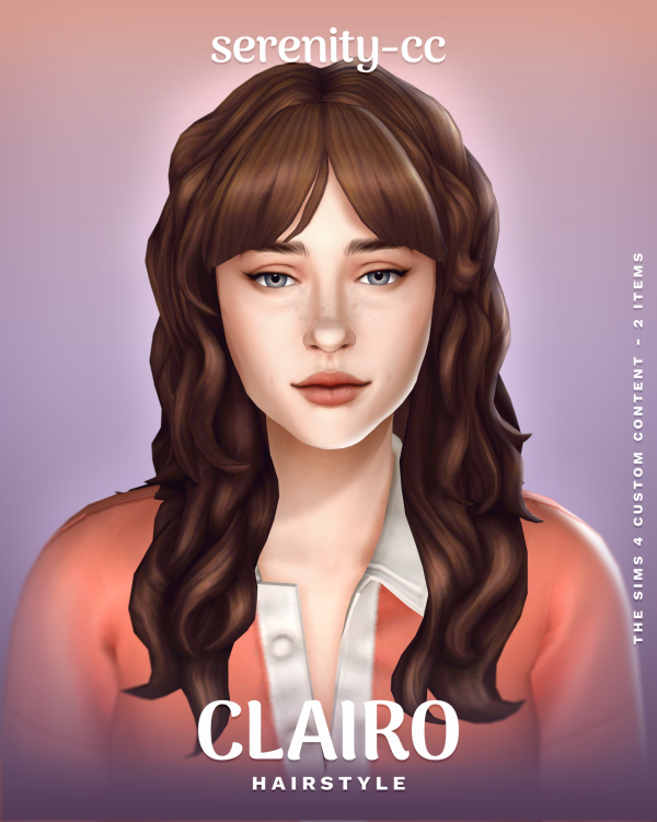 Maxis Match Clairo Hairstyle by simsfinds - The Sims 4 Custom Content
