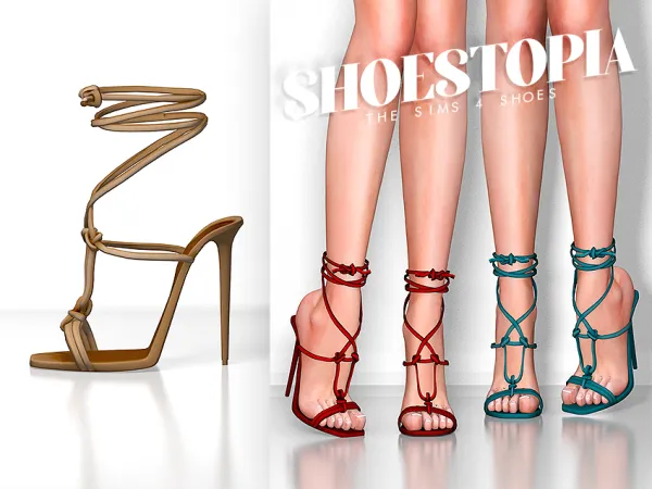 Alpha Shoestopia Amarra High Heels - The Sims 4 Custom Content