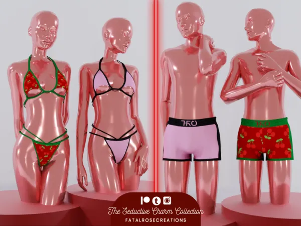 Maxis Match The Seductive Charm Collection - The Sims 4 Custom Content