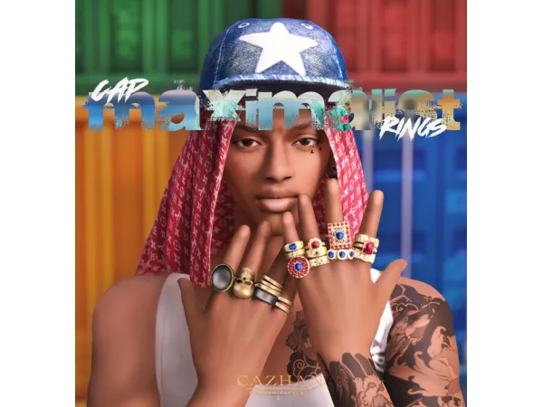 Alpha [Maximalist] accessories by cazhancc - The Sims 4 Custom Content