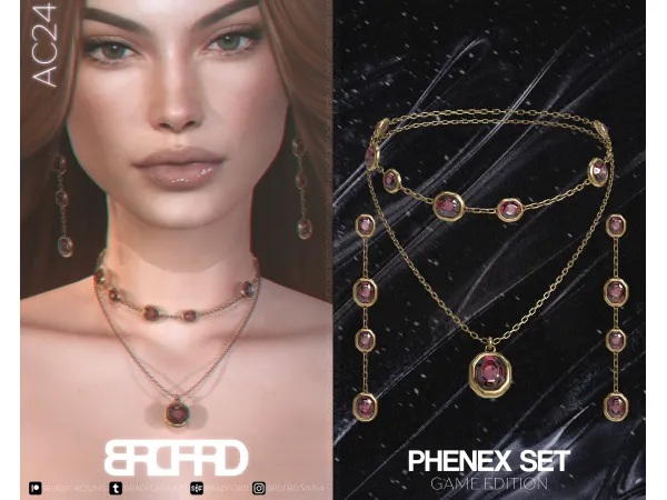 Alpha PHENEX SET by bradfordsims - The Sims 4 Custom Content