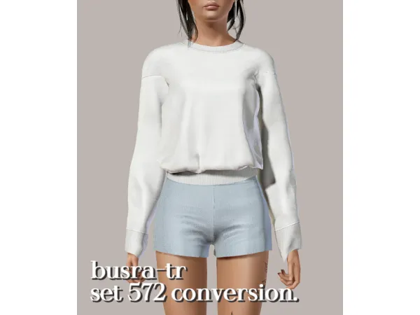 busra tr set 572 conversion by shellsea - The Sims 3 Custom Content