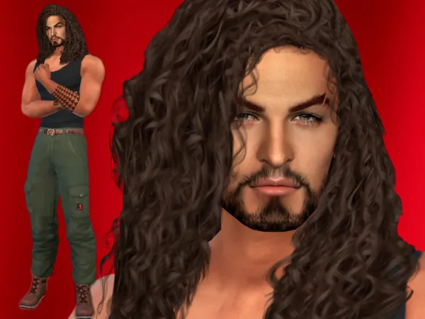 Alpha Jason Momoa by DarkWave14 - The Sims 4 Custom Content