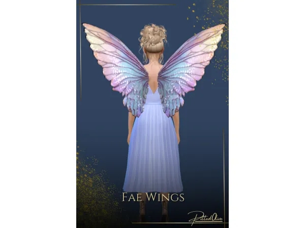 Alpha Fae Wings by Pitted0live - The Sims 4 Custom Content
