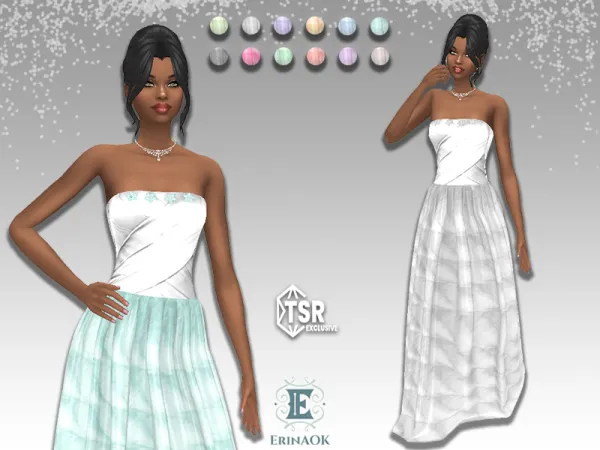 Maxis Match ErinAOK Womens Gown 031525 - The Sims 4 Custom Content