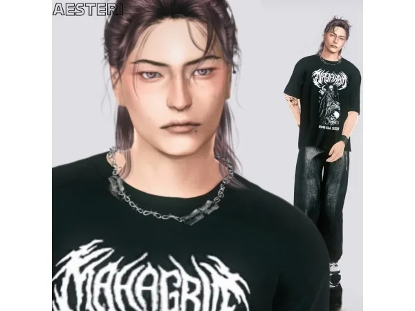 Alpha Narek Saborou by Aesteri - The Sims 4 Custom Content