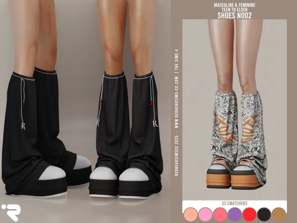 Alpha AM AF SHOES N002 - The Sims 4 Custom Content