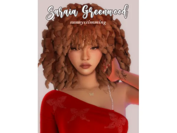 Maxis Match Saraia Greenwood by sunnyssimming - The Sims 4 Custom Content