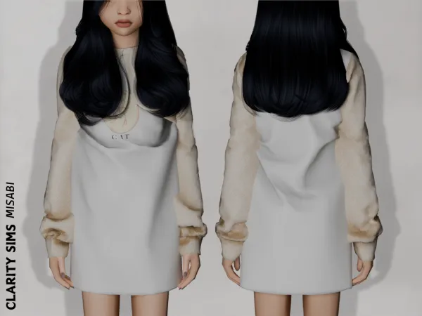 Mix Misabi Dress Child - The Sims 4 Custom Content