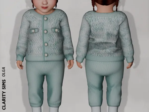 Alpha Olga Outfit Infant - The Sims 4 Custom Content