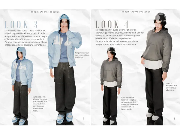 Alpha korbin casual lookbook 3 4 by ch3rrysimss - The Sims 4 Custom Content