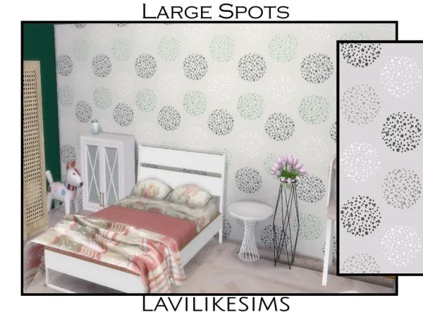 Maxis Match Large Spots by lavilikesims - The Sims 4 Custom Content