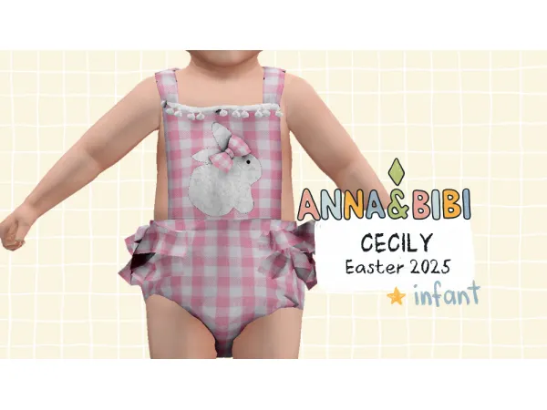 Maxis Match Cecily Easter 2025 [AnnaBibi] - The Sims 4 Custom Content