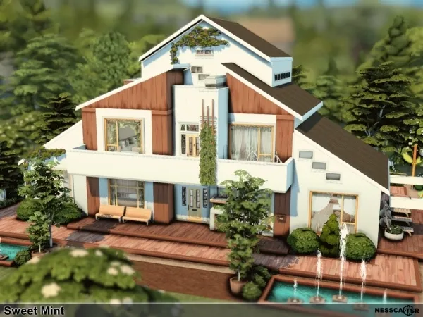 Maxis Match Sweet Mint - The Sims 4 Custom Content