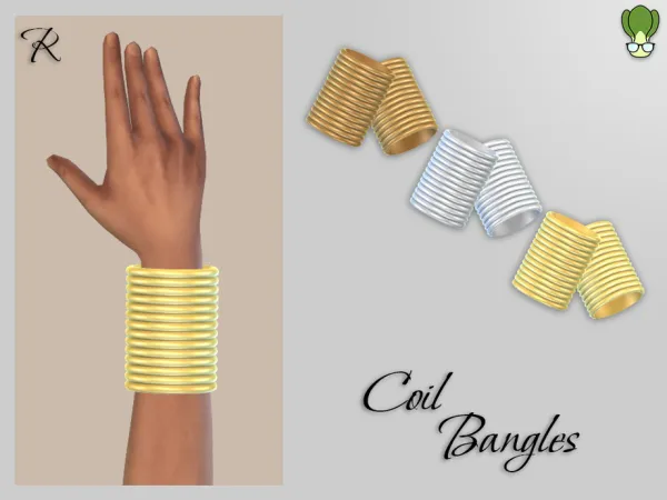 Maxis Match Coil Bangle Right by kapakijo - The Sims 4 Custom Content