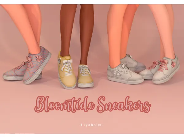 Maxis Match Bloomtide Sneakers Gift - The Sims 4 Custom Content