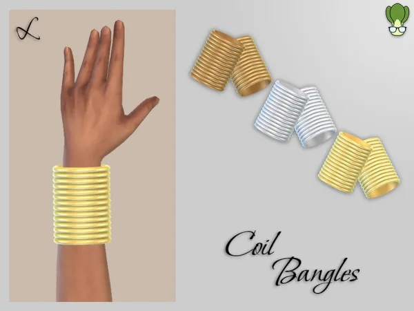 Maxis Match Coil Bangle Left by kapakijo - The Sims 4 Custom Content