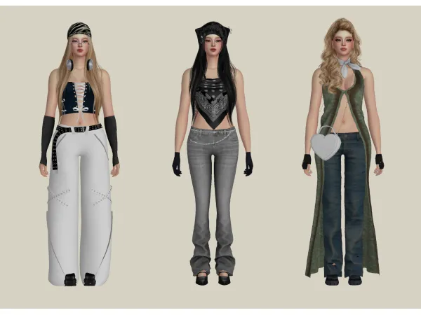Sims 4 lookbook by yukicryo